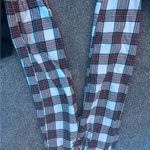 GAP Plaid Pajama Pants - Red, Green, White